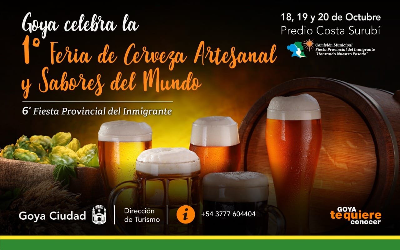 1° Feria de la Cerveza Artesanal Y Sabores del Mundo Agenda Corrientes