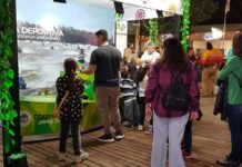 El stand del Ministerio de Turismo de Corrientes presente en 46 Fiesta Nacional del Surubí