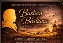 La Orquesta Sinfónica convoca a artistas locales para integrar la ópera Bastián y Bastiana