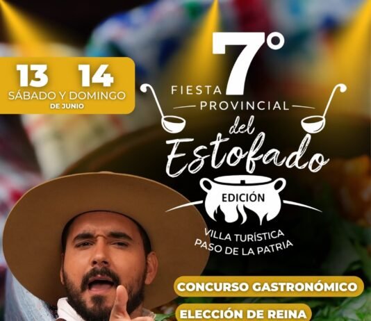 Paso de la Patria lanzó la 7ª Fiesta del Estofado con un impulso a la economía regional
